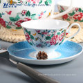 Floral Divided Plates And Dishes Bone China Dinnerware Manufacturer